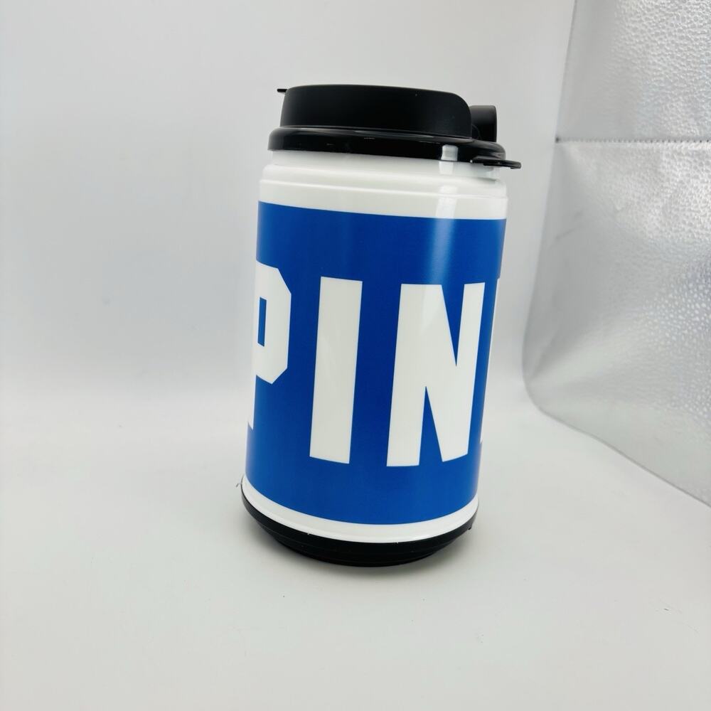 New Victoria's Secret Pink Insulated Water bottle Blue White CHUG MUG 24 Oz. New